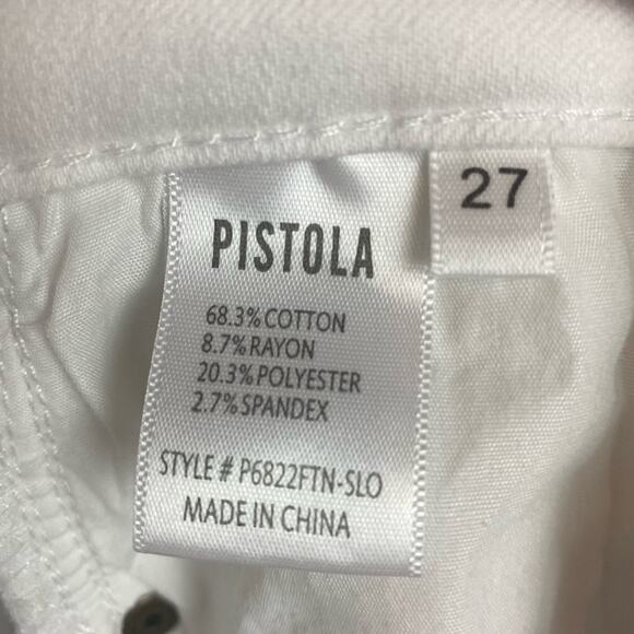 Pistola Revolve Jennifer White Womens Skinny Jean Size 27 - Picture 6 of 10